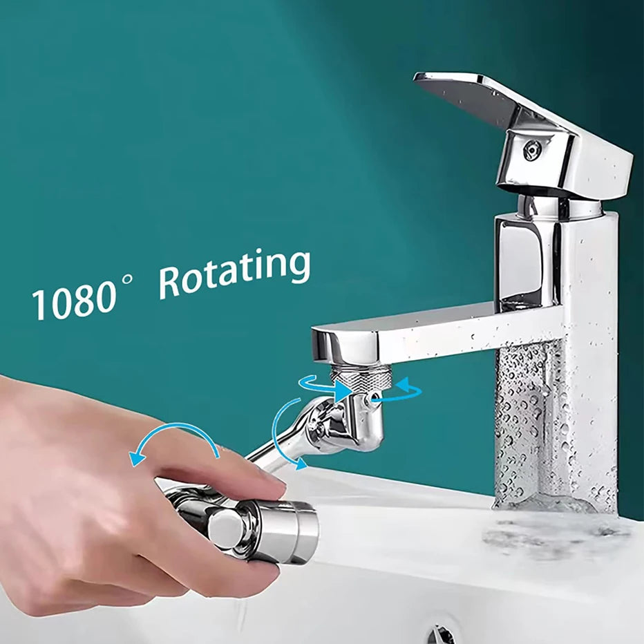 Universal 180° Rotatable Extension Faucet