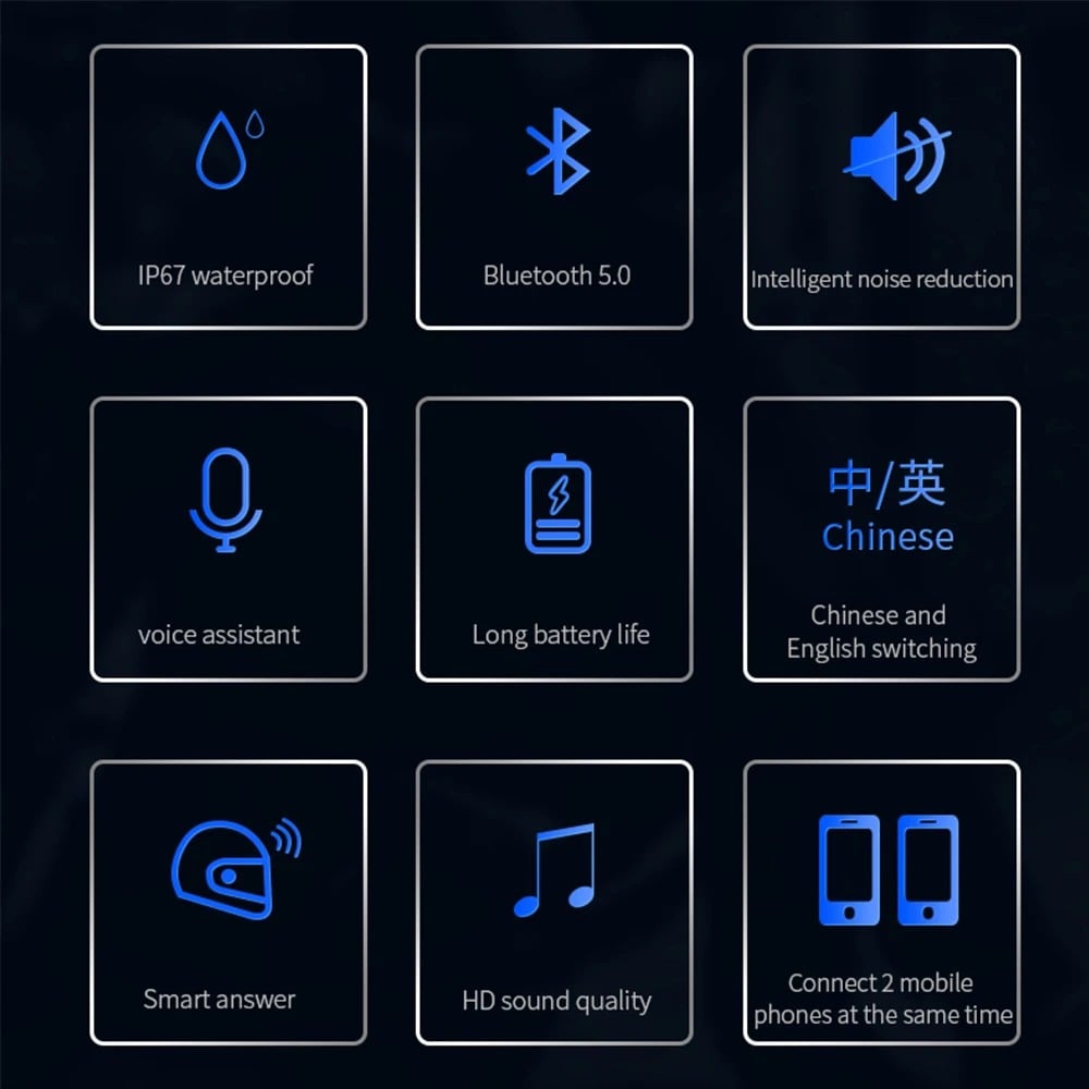 Motorcycle Helmet Bluetooth Headset