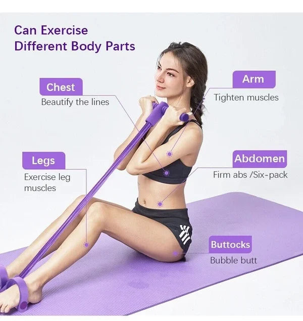 Multifunctional Pedal Resistance Elastic sit-up Bands