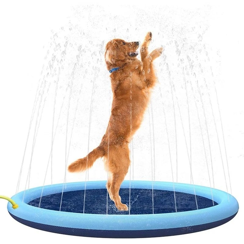 Non-Slip Splash Pad for Kids and Dog