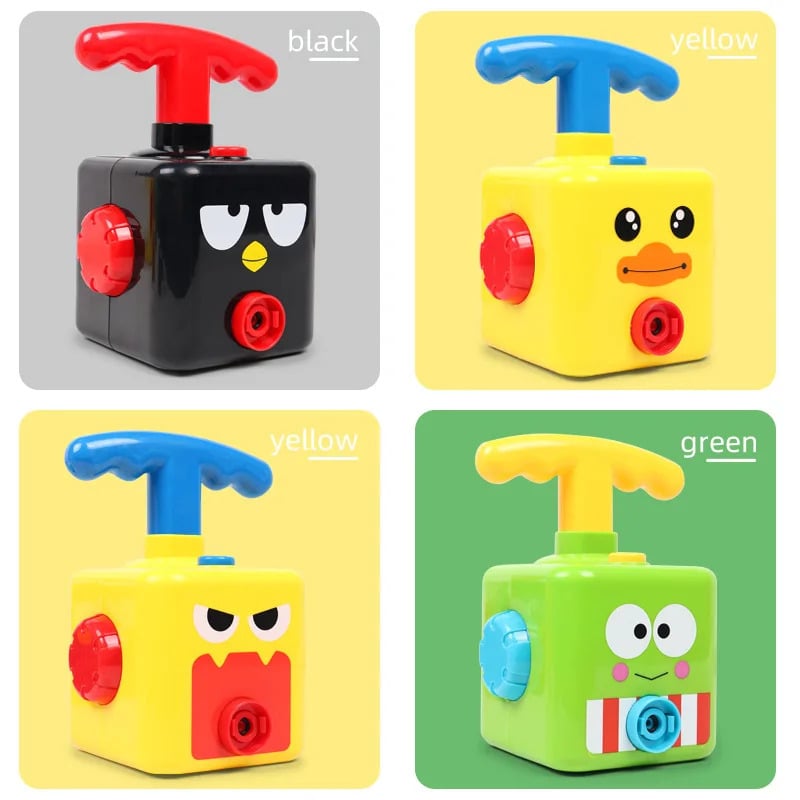 Interactive Balloon Powered Car Launcher Toy Set