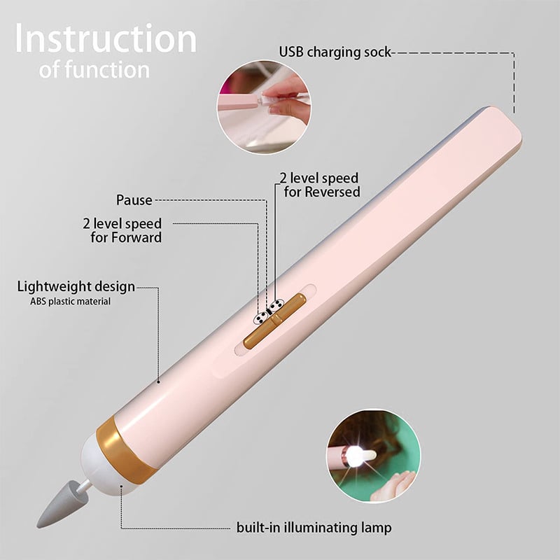 USB Manicure Drill Polisher