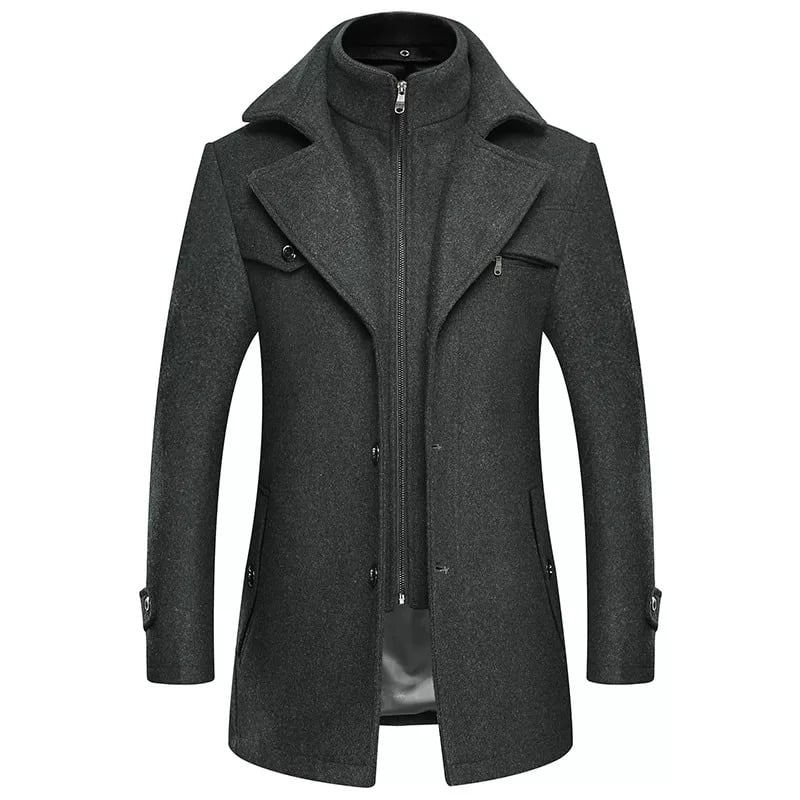 Men's Double Collar Coat