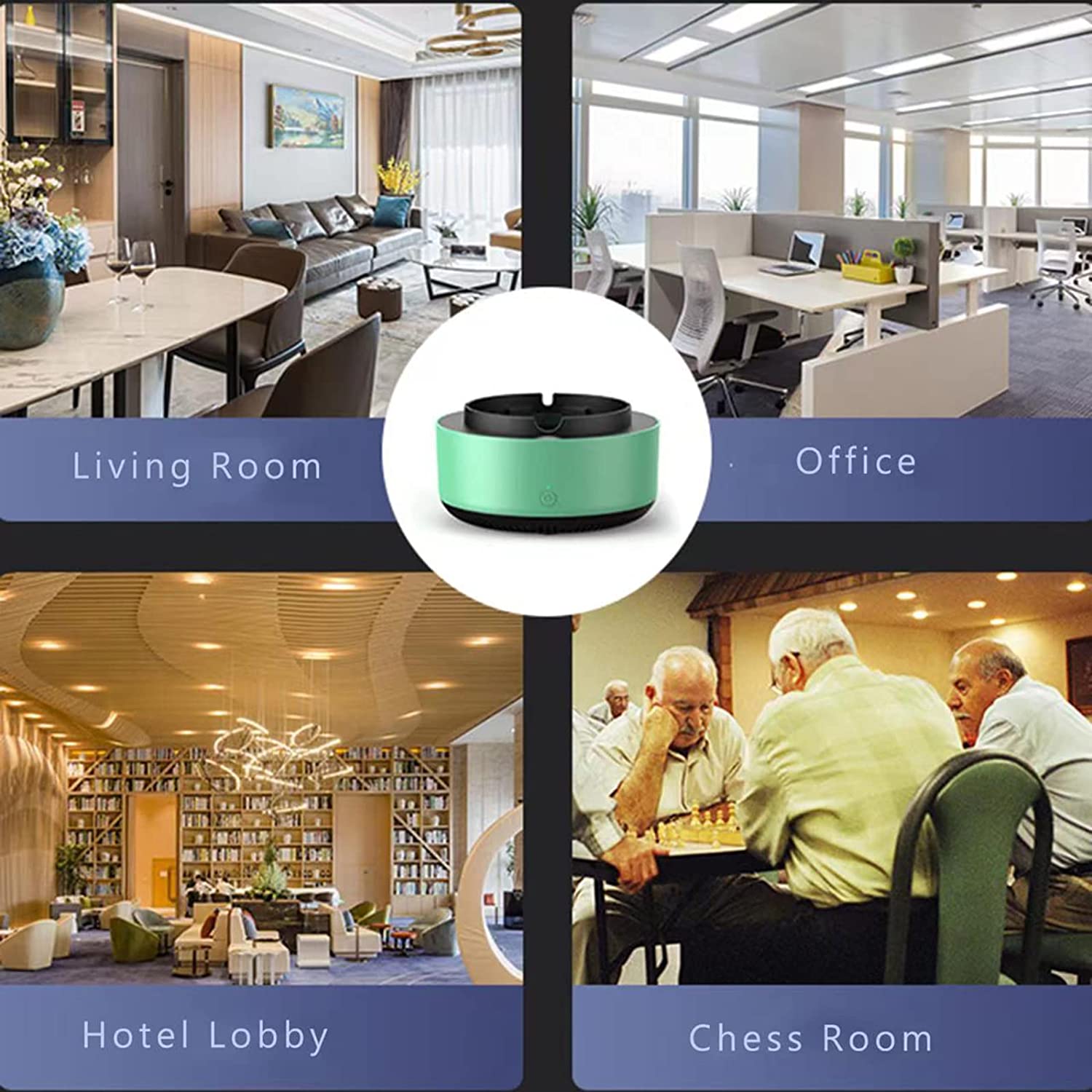 Smokeless Air Purifier Filter Ashtray
