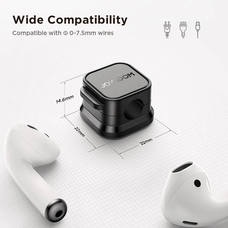 Easy Magnetic Clips Cables Organizer