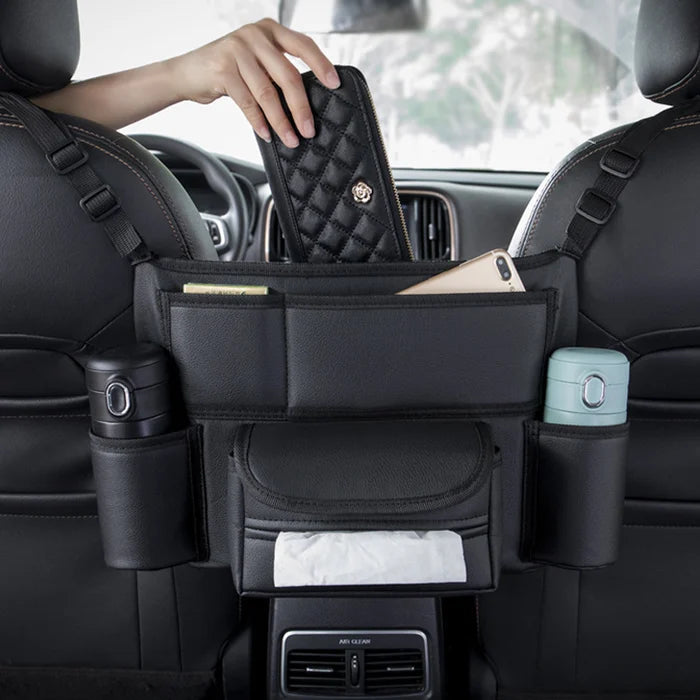 Car Multi Pocket Storage Organizer With Handbag Holder