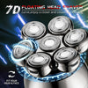 7D Floating Electric Head Shaver