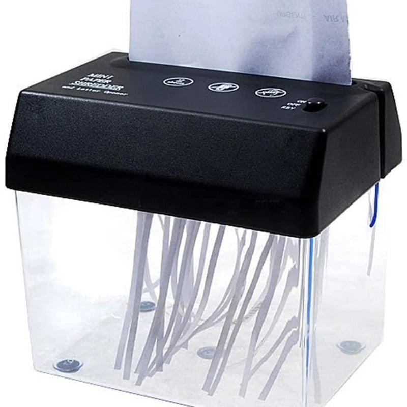Mini Paper Shredder