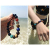 Solar System Planet Themed Natural Stone Bracelet