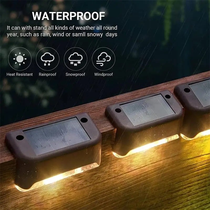 Outdoor LED Solar Lamp -4PCS