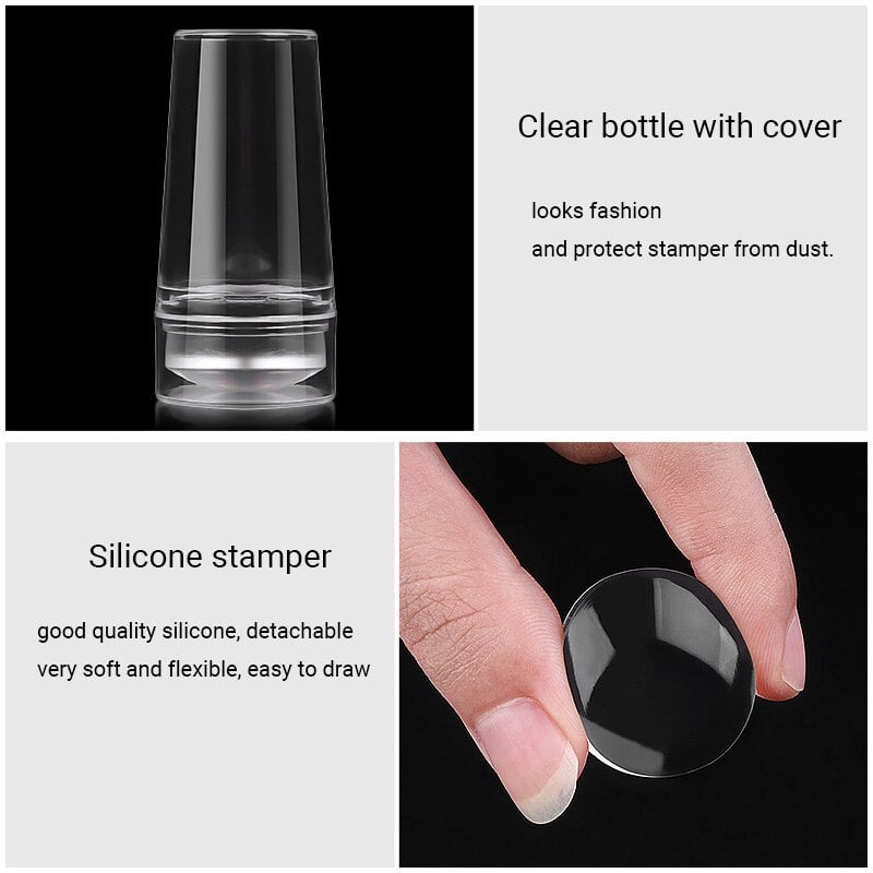 Nailtip styling Nail Art Jelly Stamp