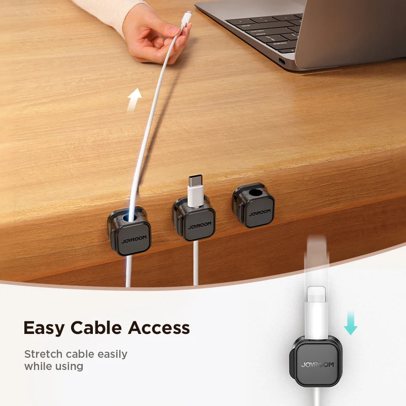 Easy Magnetic Clips Cables Organizer