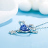 Moon & Stars Planet Necklace