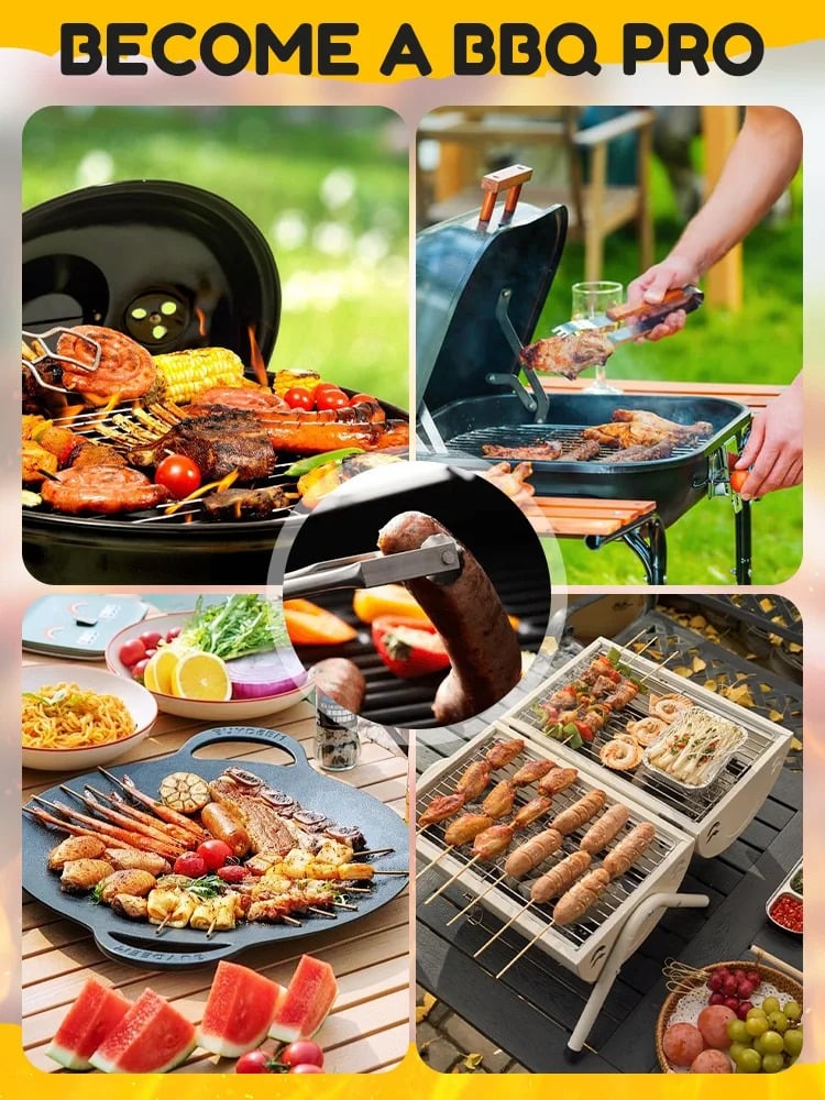 BBQ Sausage Turning Tongs
