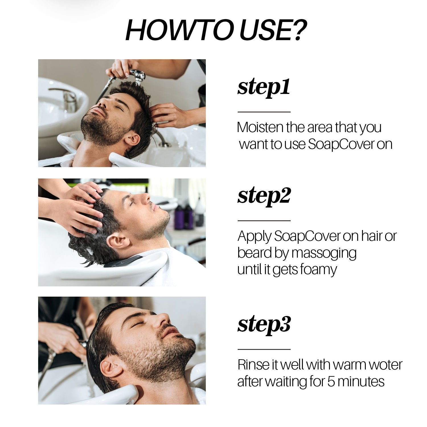 Natural Grey Hair Removal Soap
