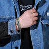 Nine-eyed Dzi Bead Bracelet