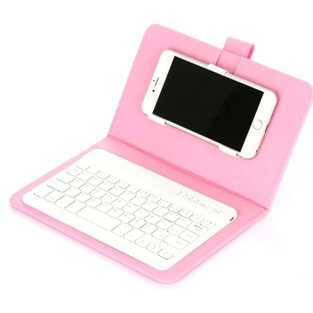 Wireless Bluetooth Keyboard With Leather