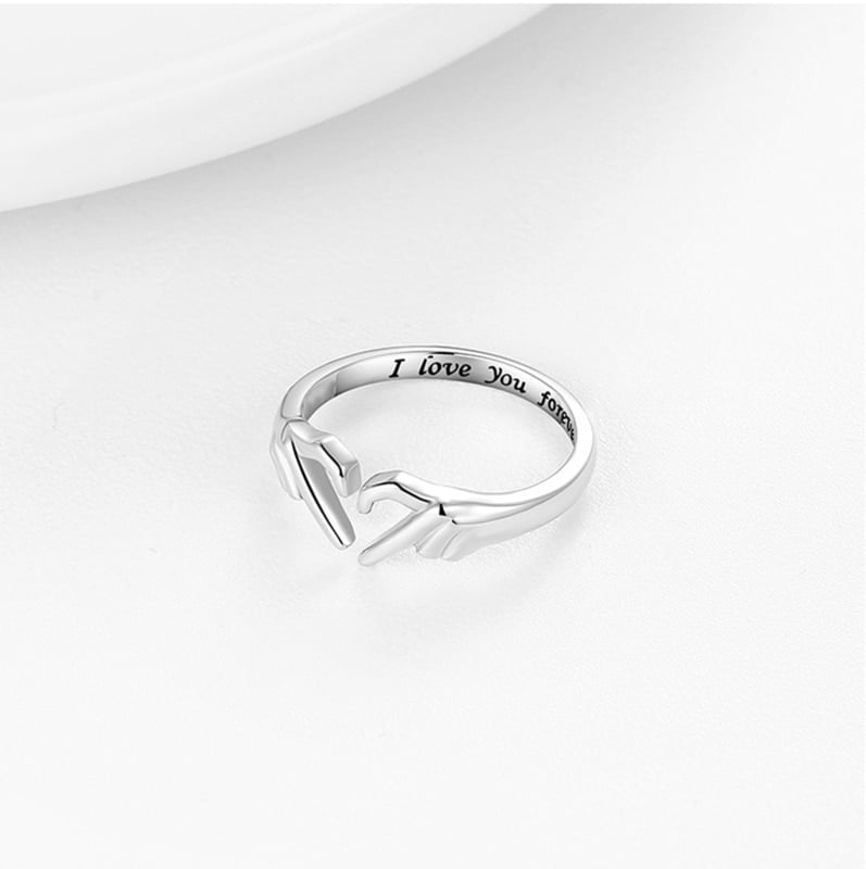 ‘I Love You Forever’ Heart Ring