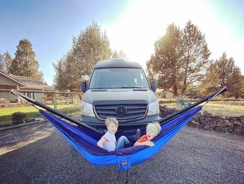 Portable Parachute Leisure Travel Hammock