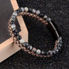 Tiger Eye Natural Lava Bracelet