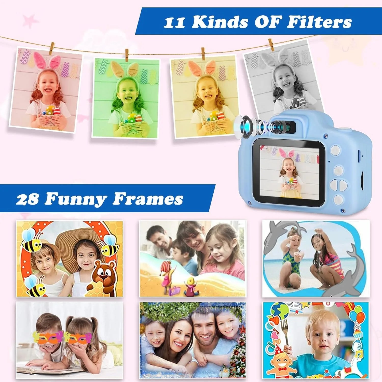 Kids Digital Mini DSLR Camera