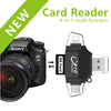 Multi-Port 4 in1 Universal SD TF Card Reader
