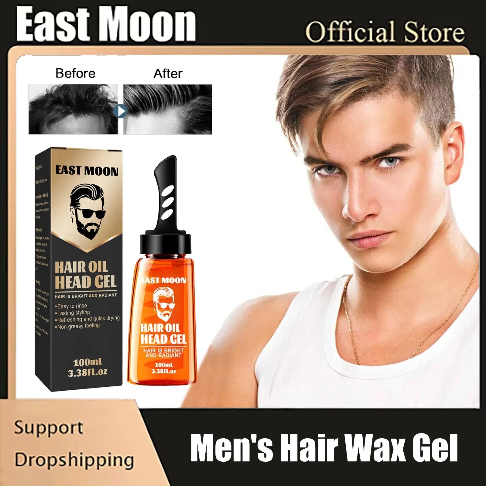 One-comb shaping-Styling Gel Comb