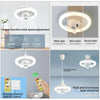 LED Swing Head Fan Light