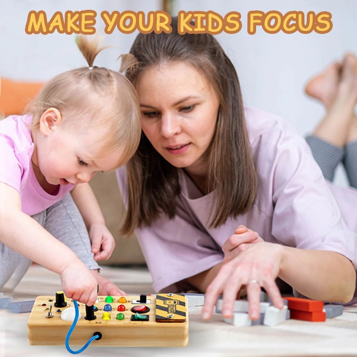 Montessori Wooden Switch Board