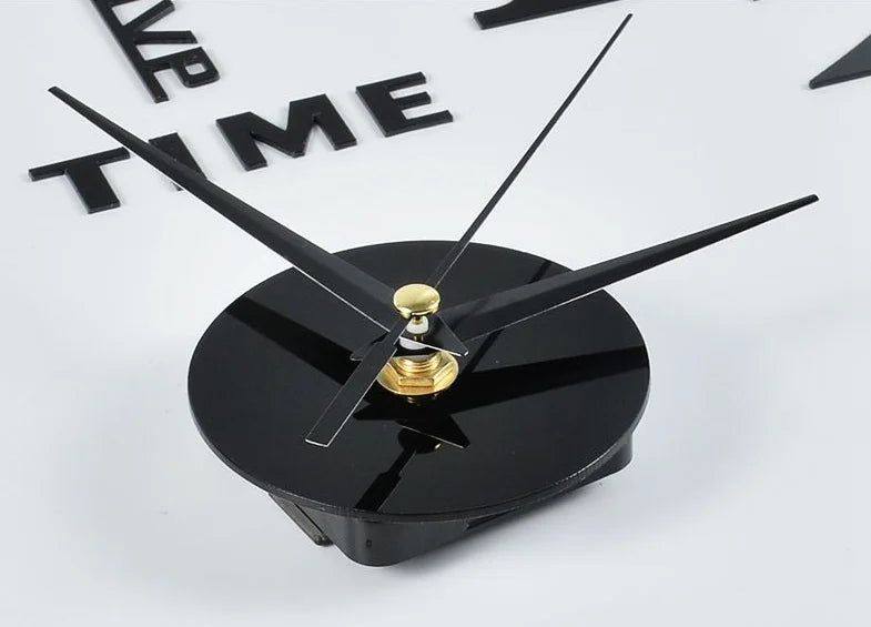 3D Wall Decal Decorative Clock