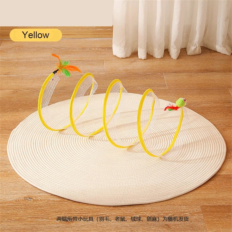 Self-play Cat Hunting Spiral Tunnel Toy