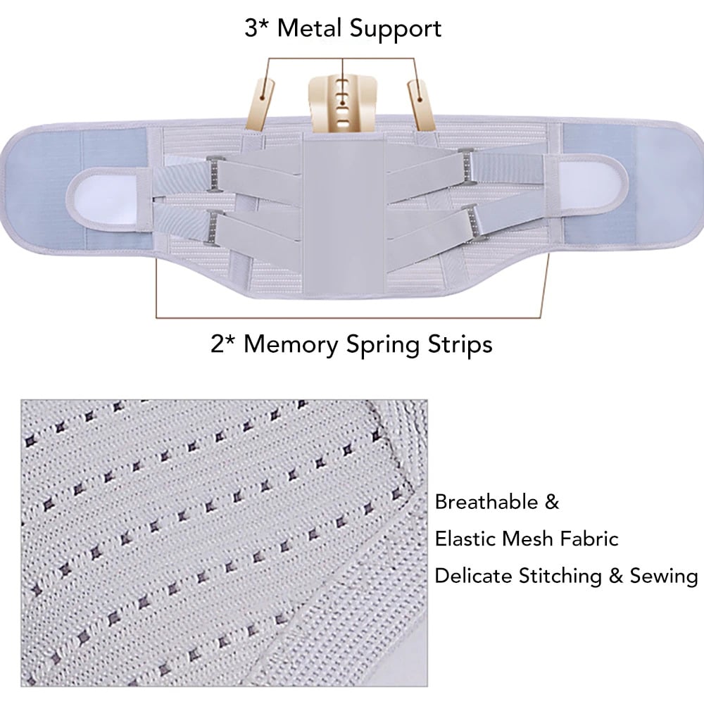 LumbarMate Orthopedic Lumbar Support Belt with Magnets