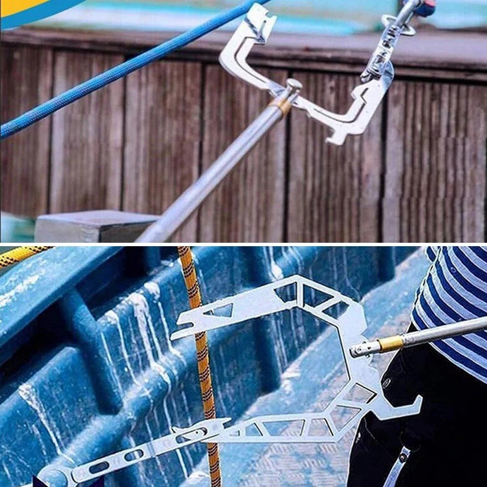 Telescoping Automatic Boat Dock Hook