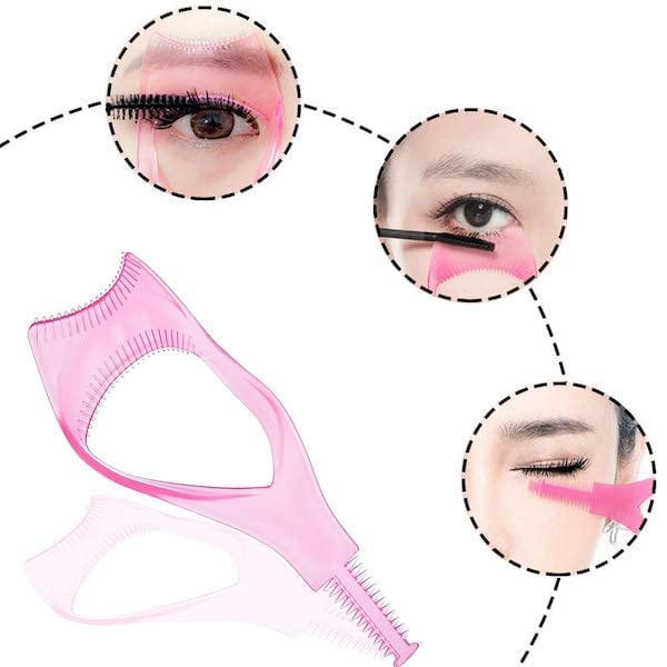 3 in 1 Eyelashes Tools Mascara Shield Applicator Guard (2PCs)