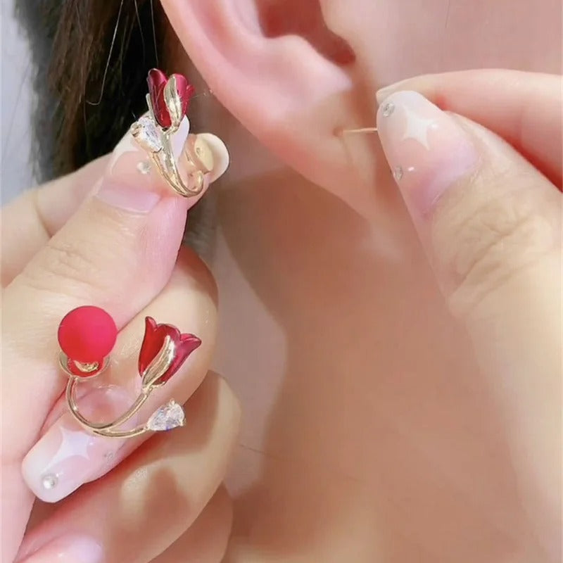 Tulip Flower Versatile Earrings