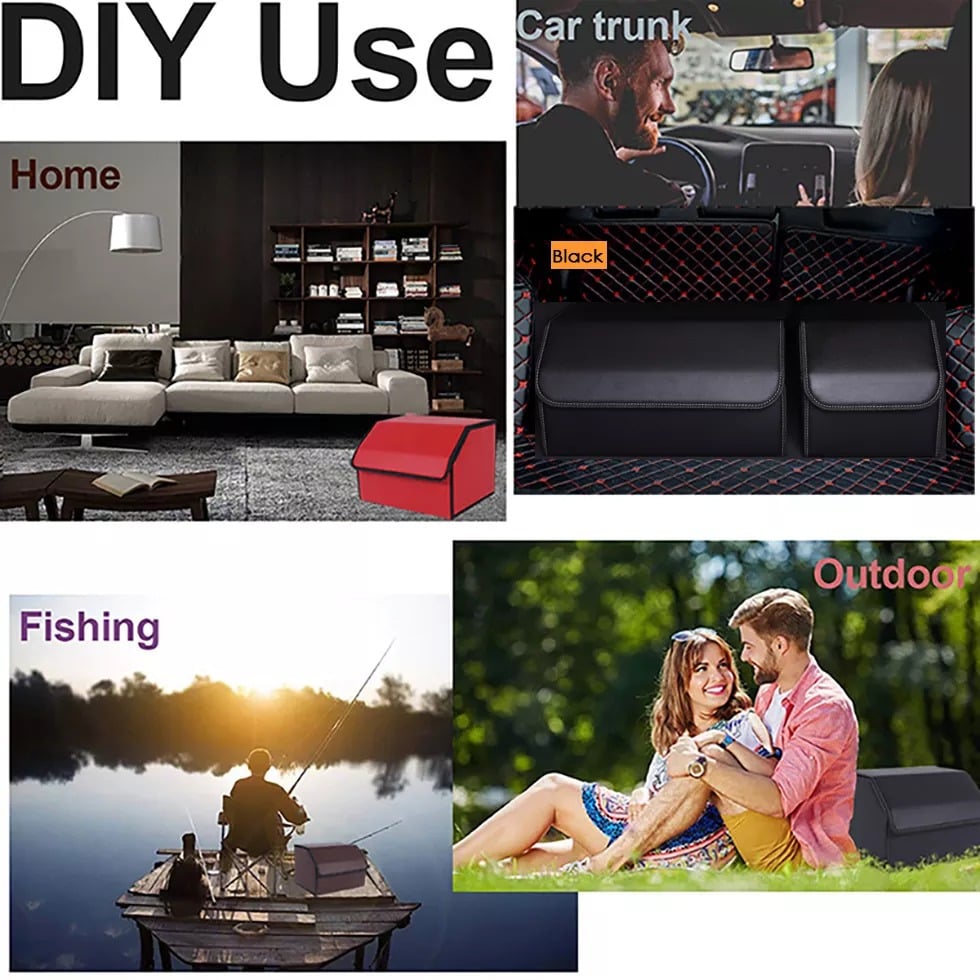 Car Leather Storage Box