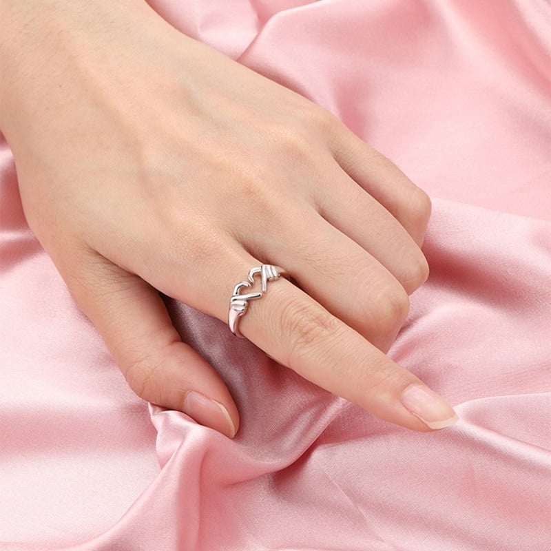 ‘I Love You Forever’ Heart Ring