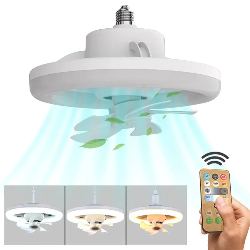 LED Swing Head Fan Light