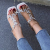 Women's Butterfly Rhinestone Sandals
