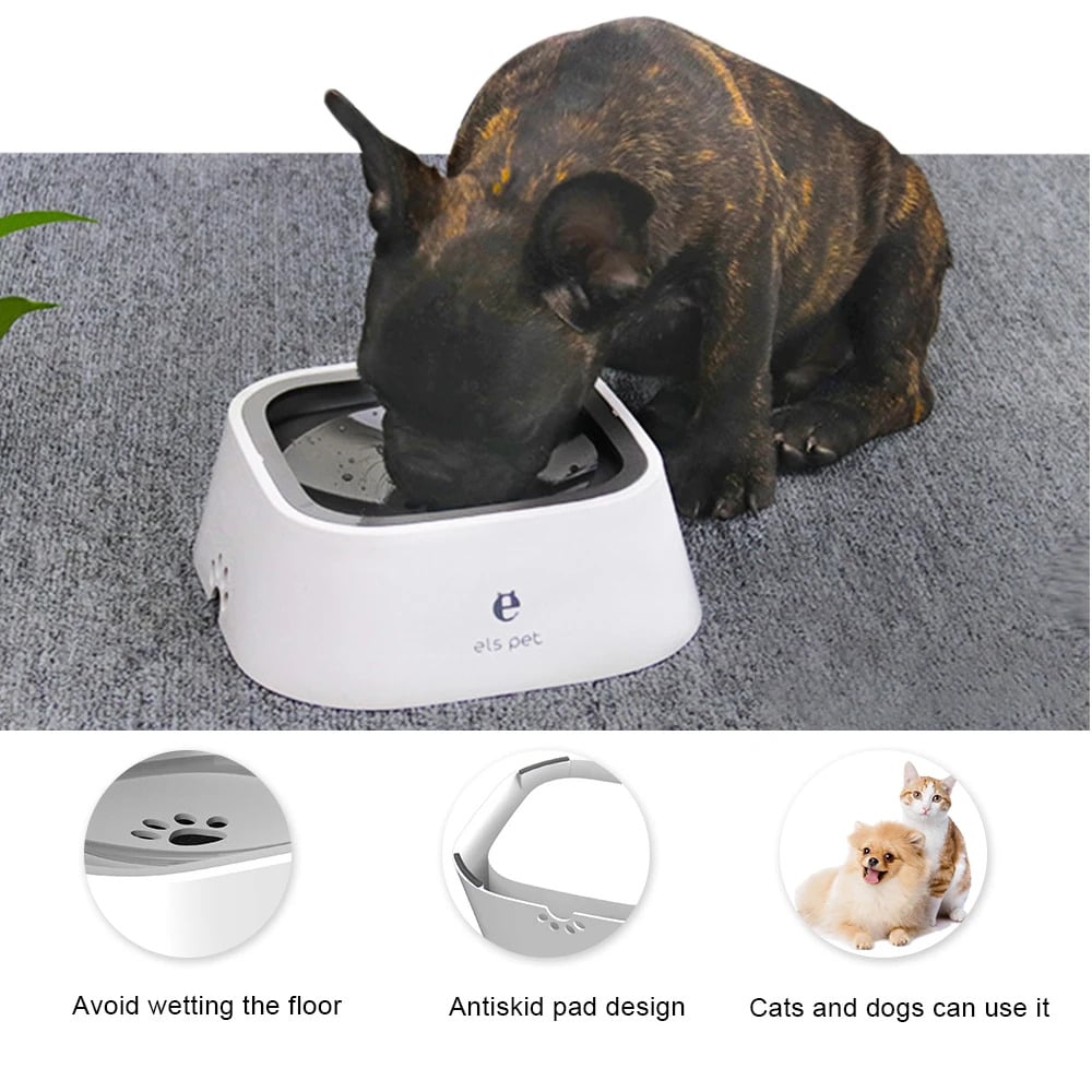 Anti Splash Pet Floating Water Bowl