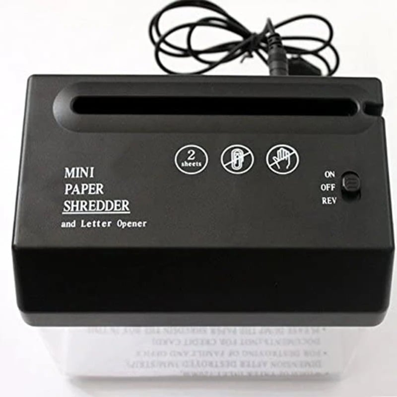 Mini Paper Shredder