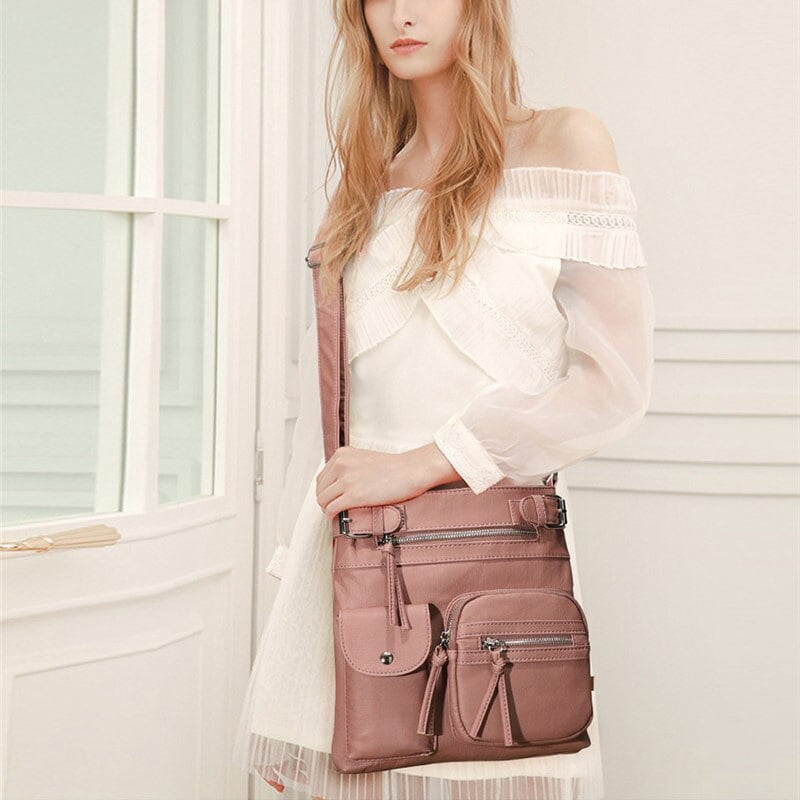 Multi-Pocket Crossbody Bag