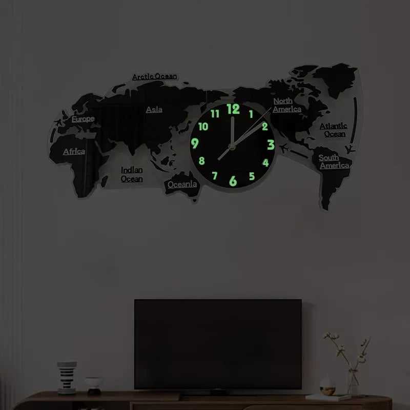 ART MAP MINIMALISTISCHE WAND UHR