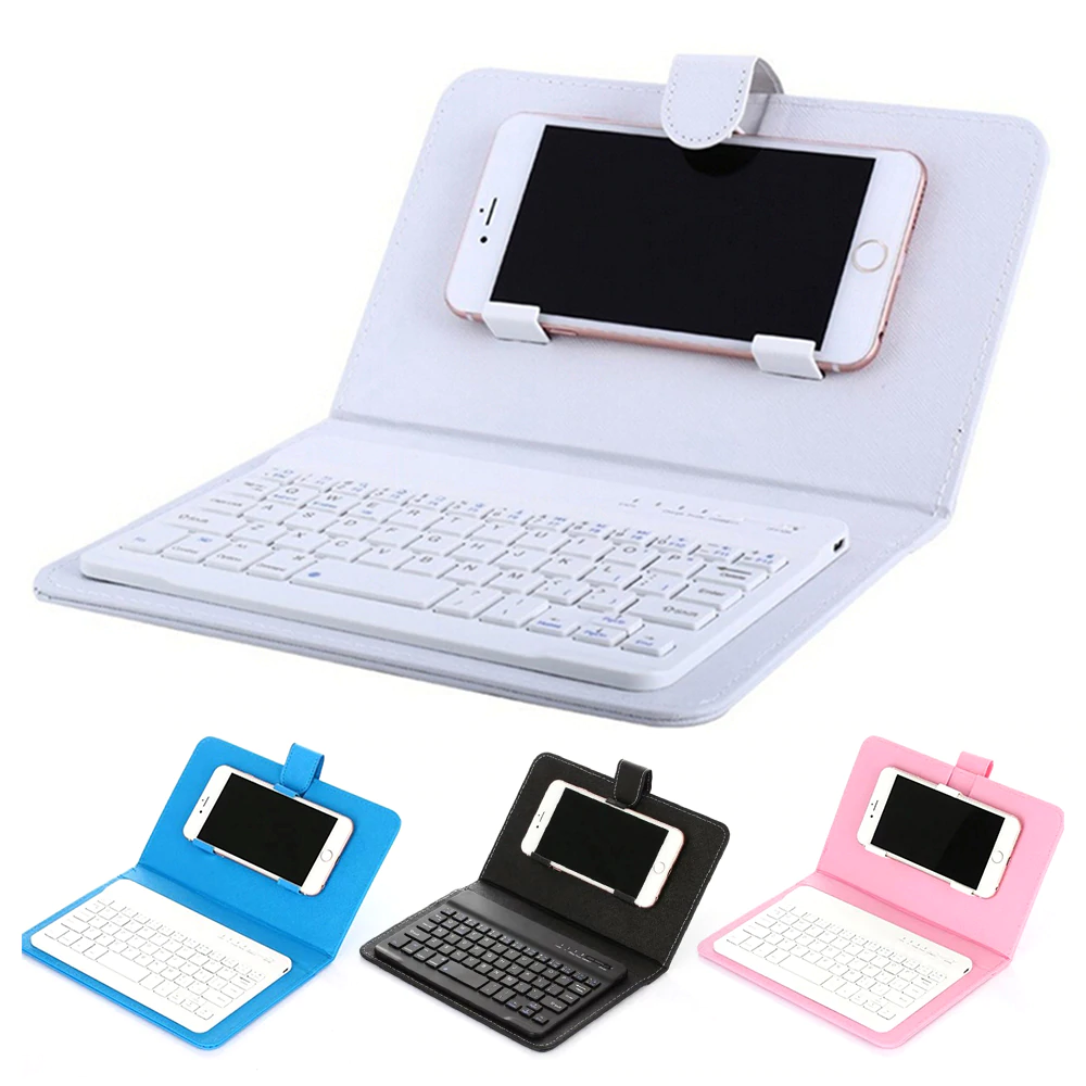 Wireless Bluetooth Keyboard With Leather