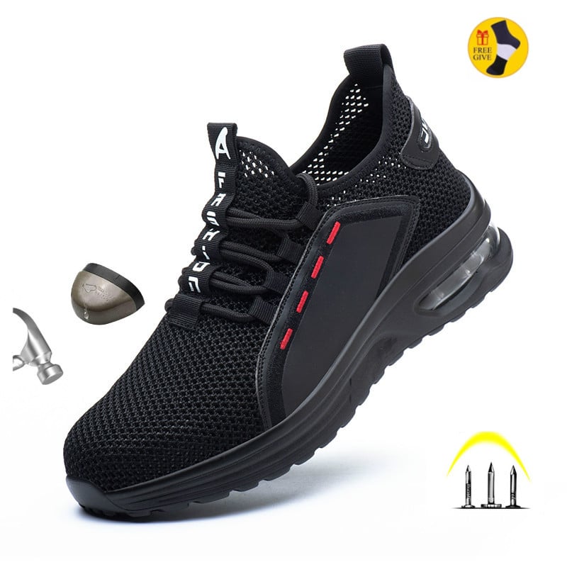 Men Black Safety Shoes