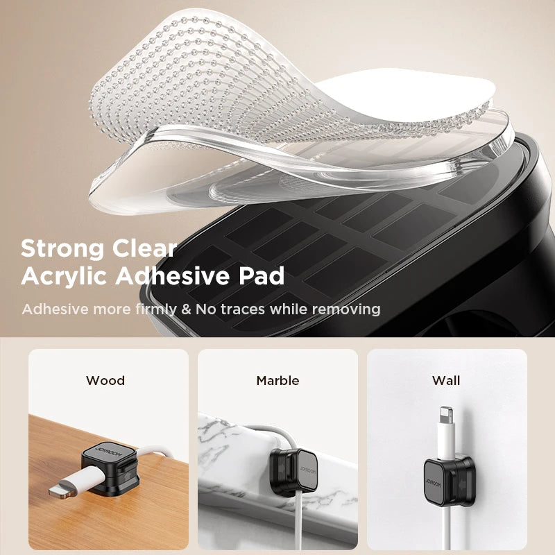 Easy Magnetic Clips Cables Organizer
