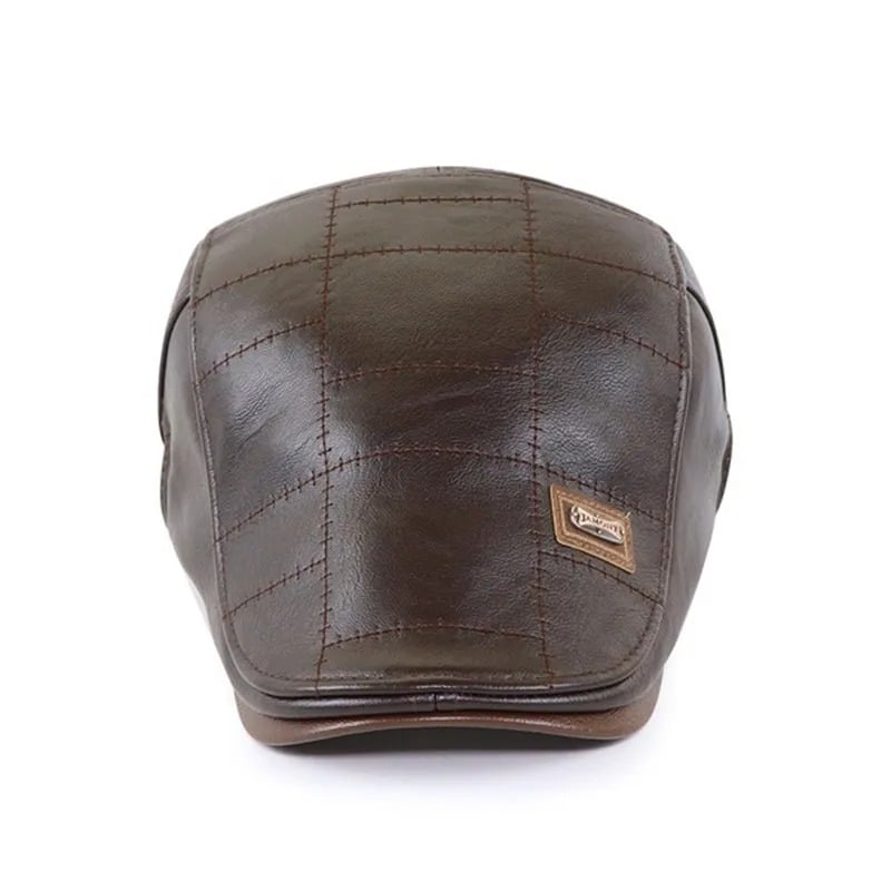 Men's High Quality Trendy Leather Beret